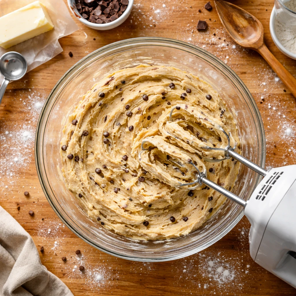 homemade chocolate chip cookies fresh baked gooey morsels sprinkle of salt