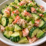 california roll cucumber salad fresh healthy vibrant ingredients perfect light meal