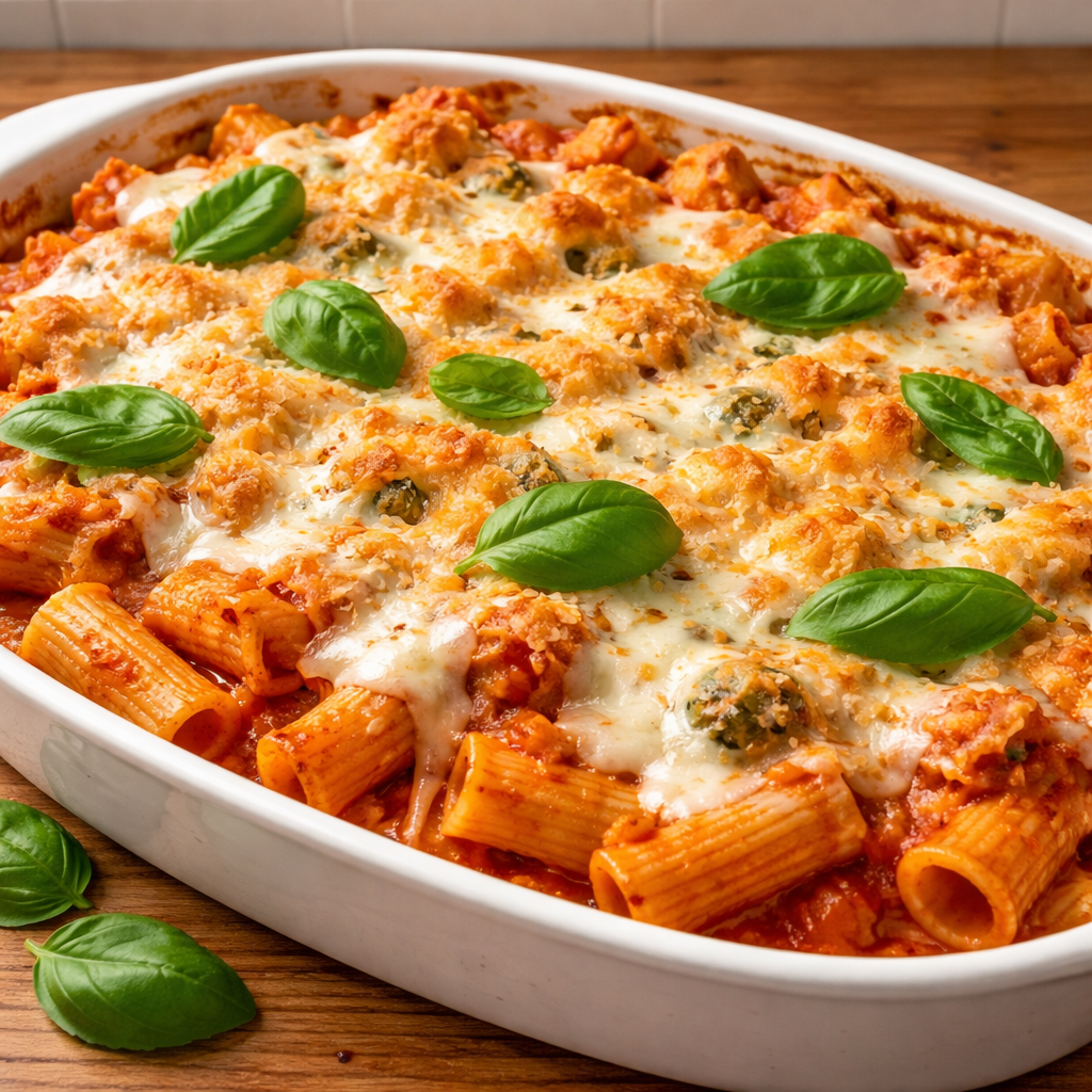 plate of pasta alla sorrentina ultimate comfort food cheesy baked pasta recipe