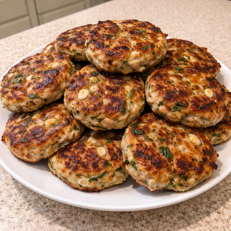 Mediterranean Chicken Patties featured photo