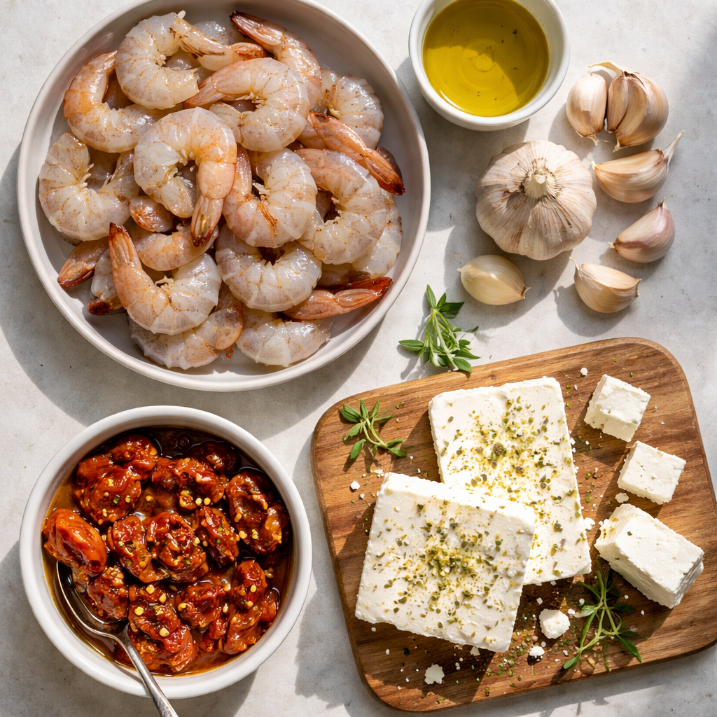 Mediterranean Shrimp & Feta ingredients photo