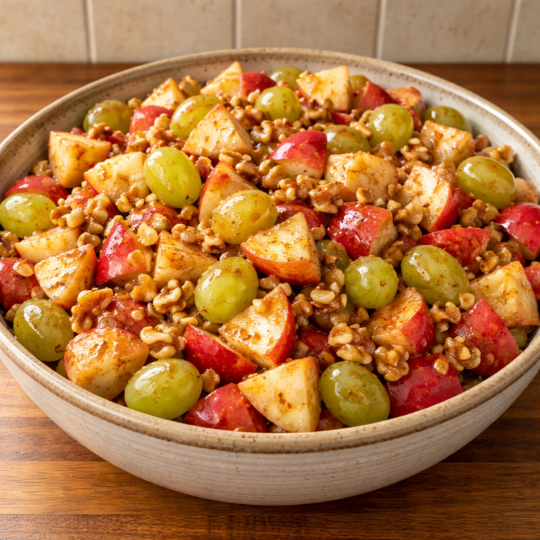 Cinnamon Apple Grape Salad featured photo