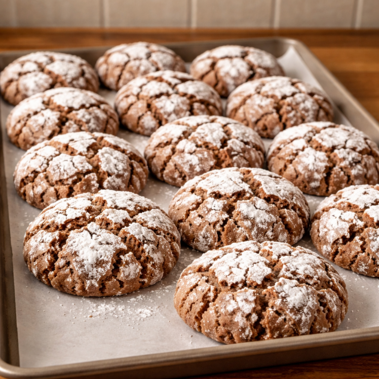 Tiramisu Crinkle Cookies That Melt in Your Mouth featured photo