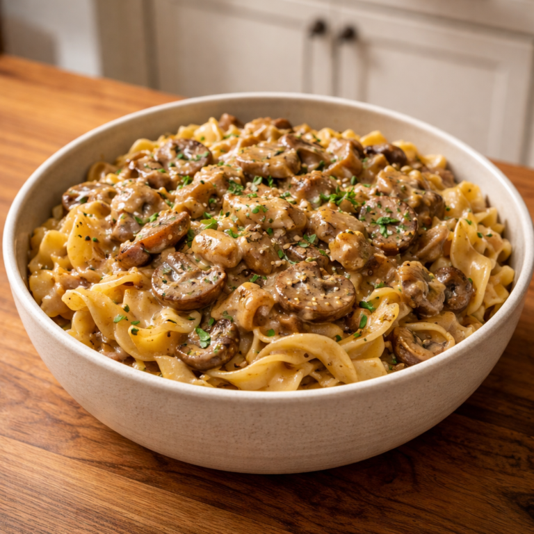 Mushroom Stroganoff featured photo