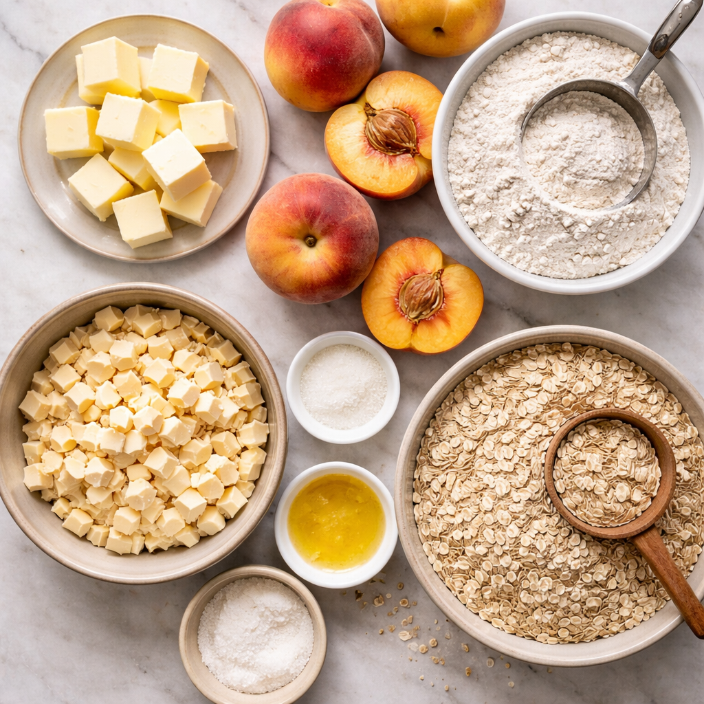 Peaches and Cream Cookies ingredients photo