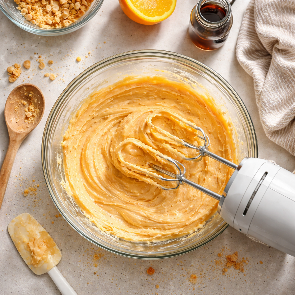 No-Bake Orange Creamsicle Truffles preparation photo