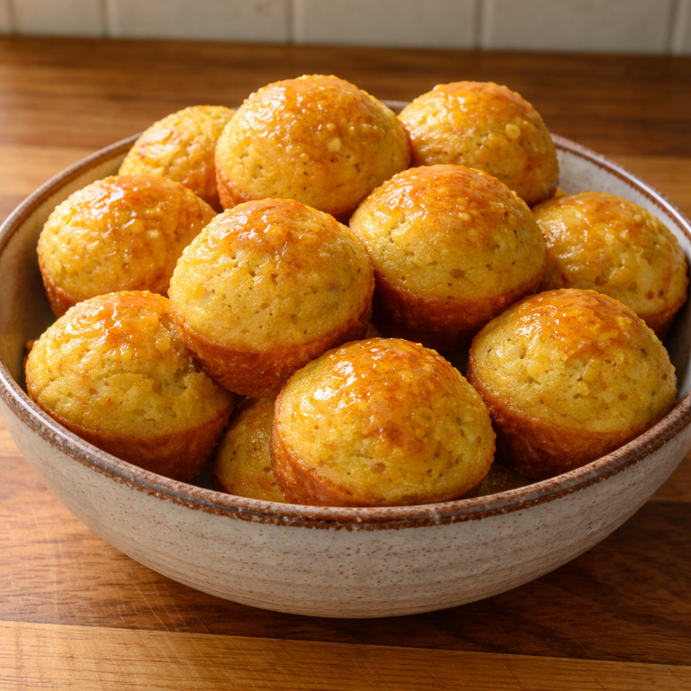 Southern Style Honey Butter Cornbread Poppers Easy Party Appetizer featured photo