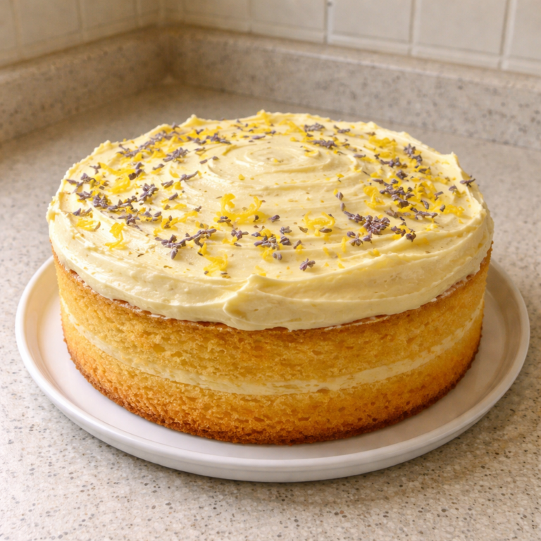 Lemon Lavender Cake Recipe With Fresh Zest And Blossoms featured photo