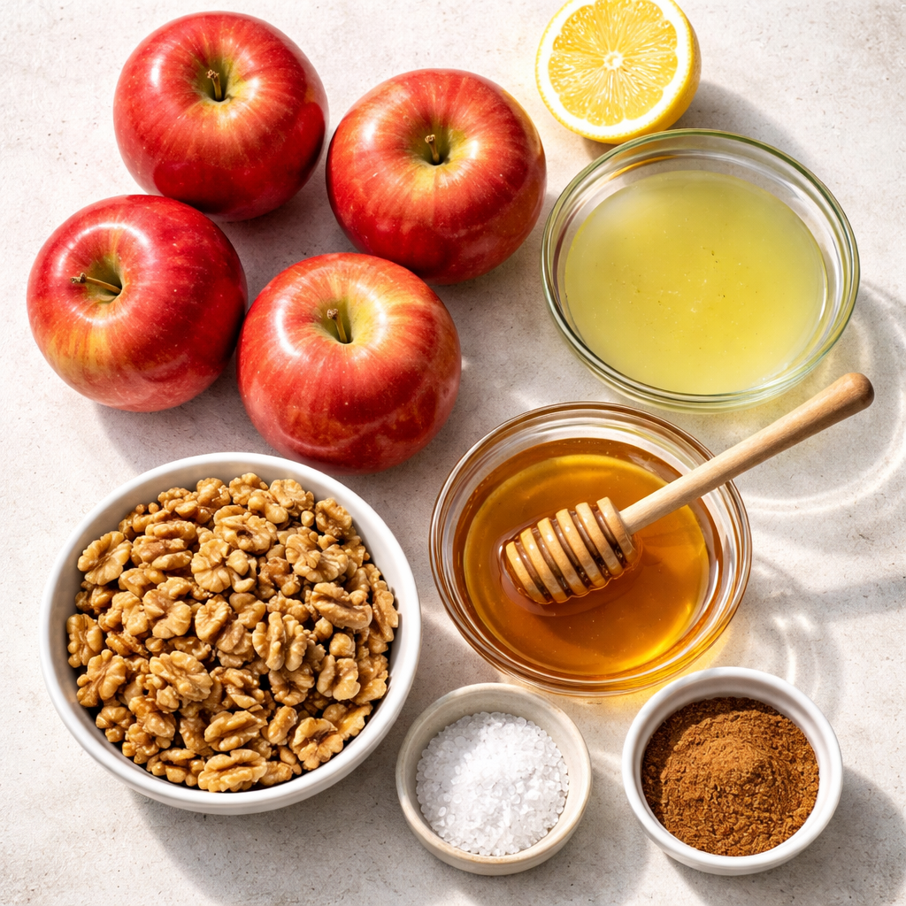 Apple Salad ingredients photo