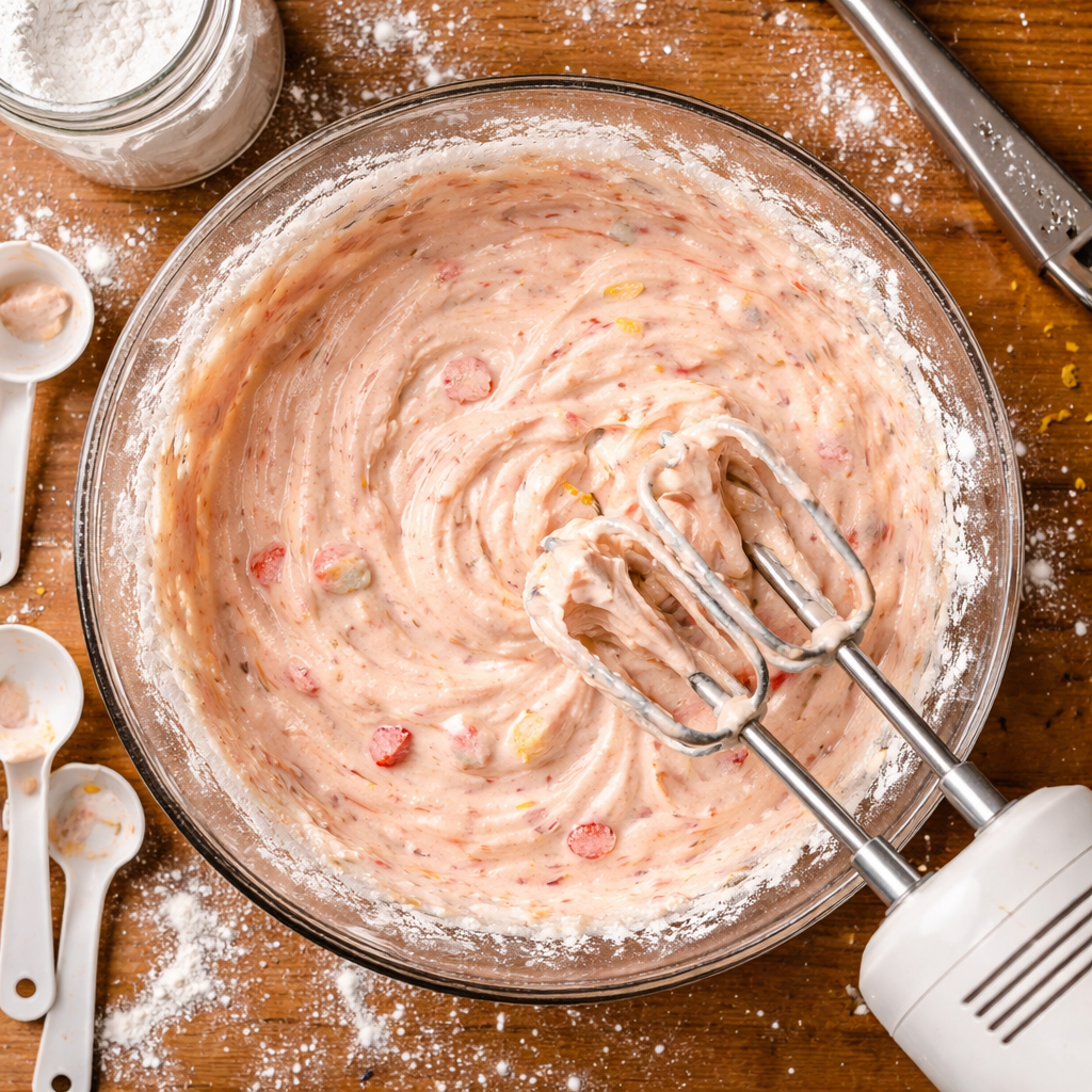 Delicious Strawberry Lemonade Cookies perfect for summer parties preparation photo