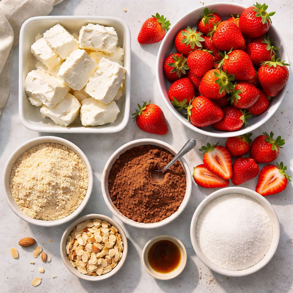 Perfect Strawberry Cream Cheese Cobbler Easy Dessert for Sharing ingredients photo