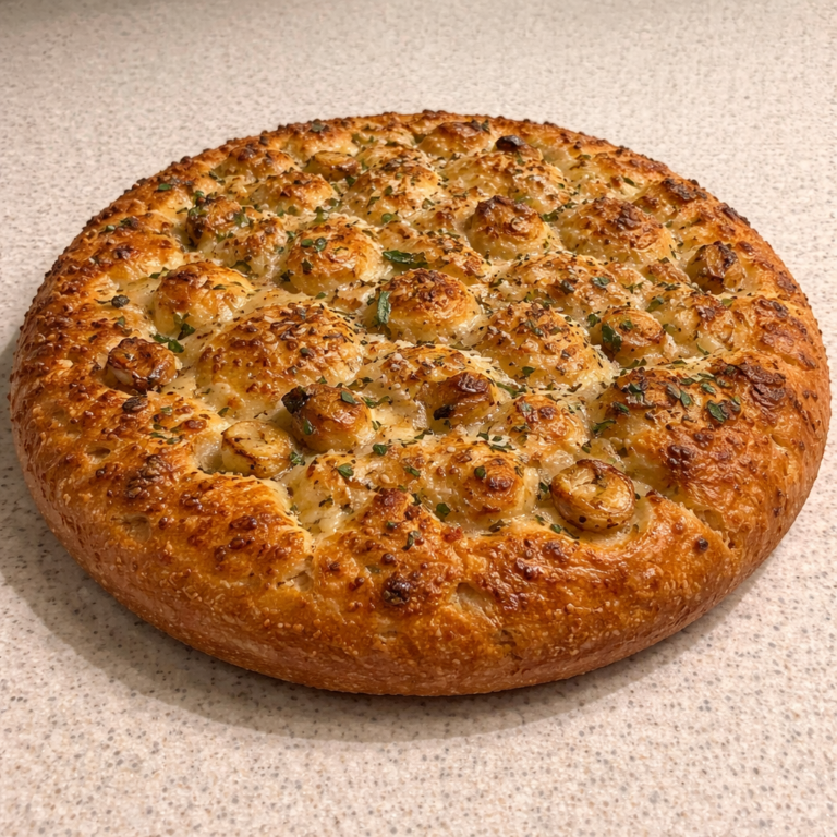 Garlic Parmesan Focaccia Bread Recipe for a Crispy Golden Crust featured photo