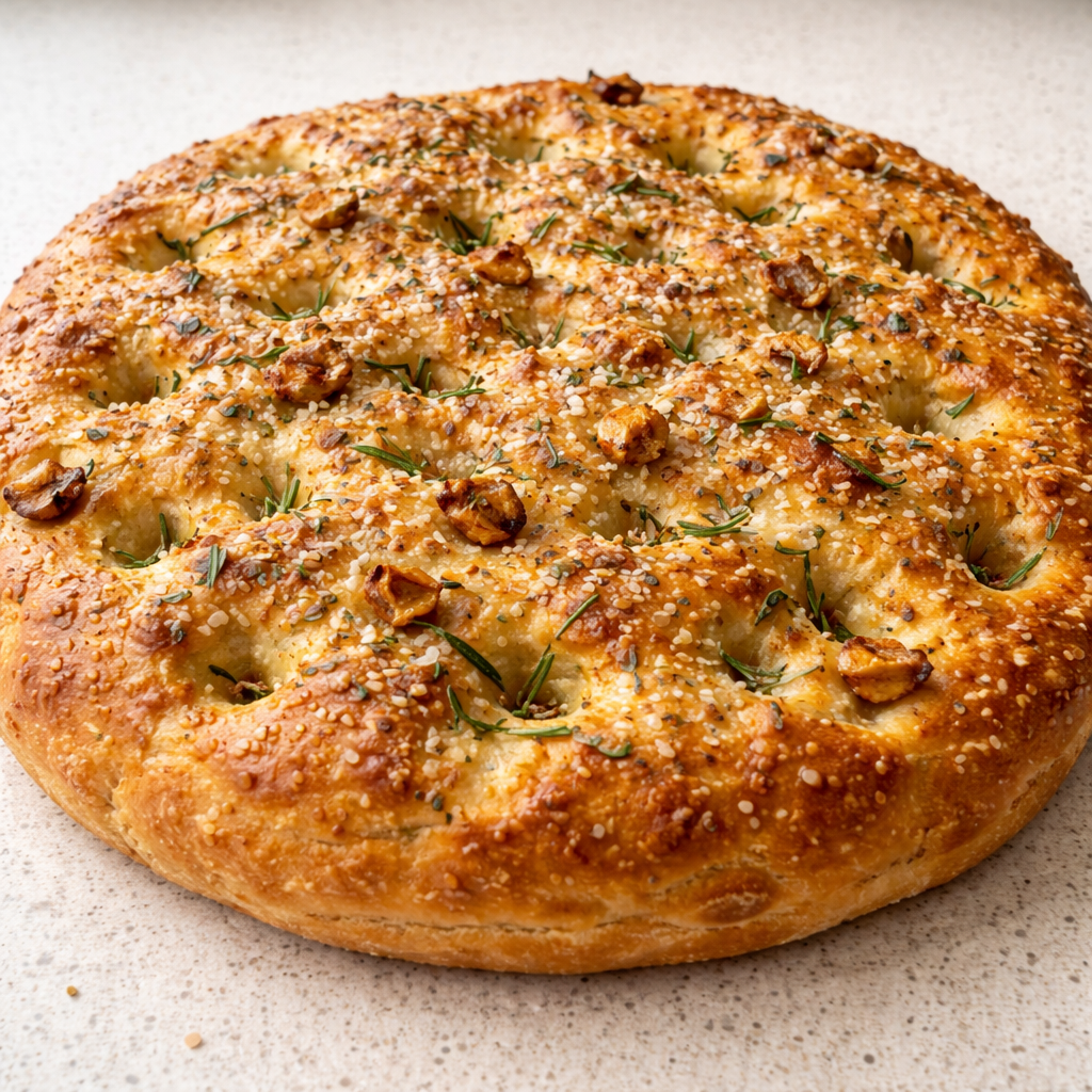 Quick Garlic Parmesan Focaccia for Weeknight Dinners featured photo