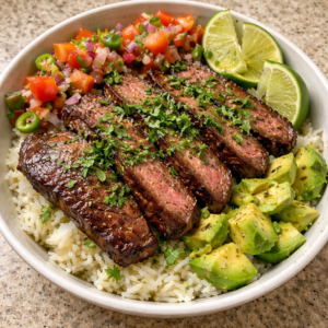 Cilantro Lime Steak and Rice Bowls Easy Weeknight Meal Prep featured photo