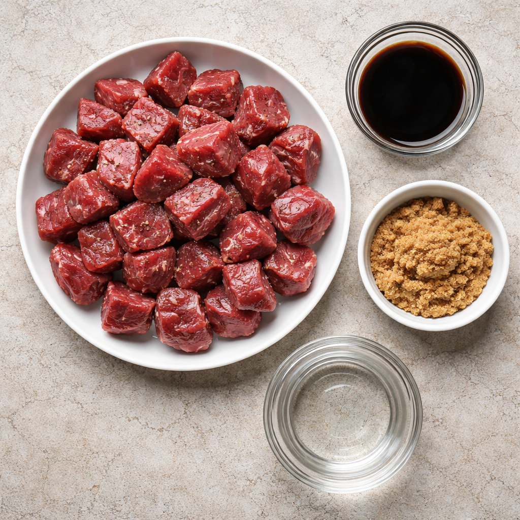 Sweet and Sticky Steak Bites: Easy Party Appetizer Everyone Will Love ingredients photo