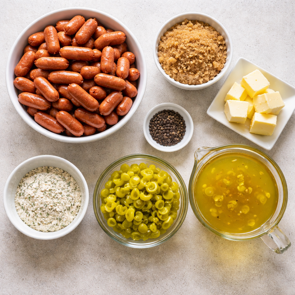Mississippi Lil Smokies Slow Cooker Recipe for Super Easy Game Day ingredients photo