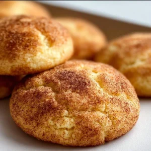Soft and chewy German Snickerdoodles cookies ready to be enjoyed