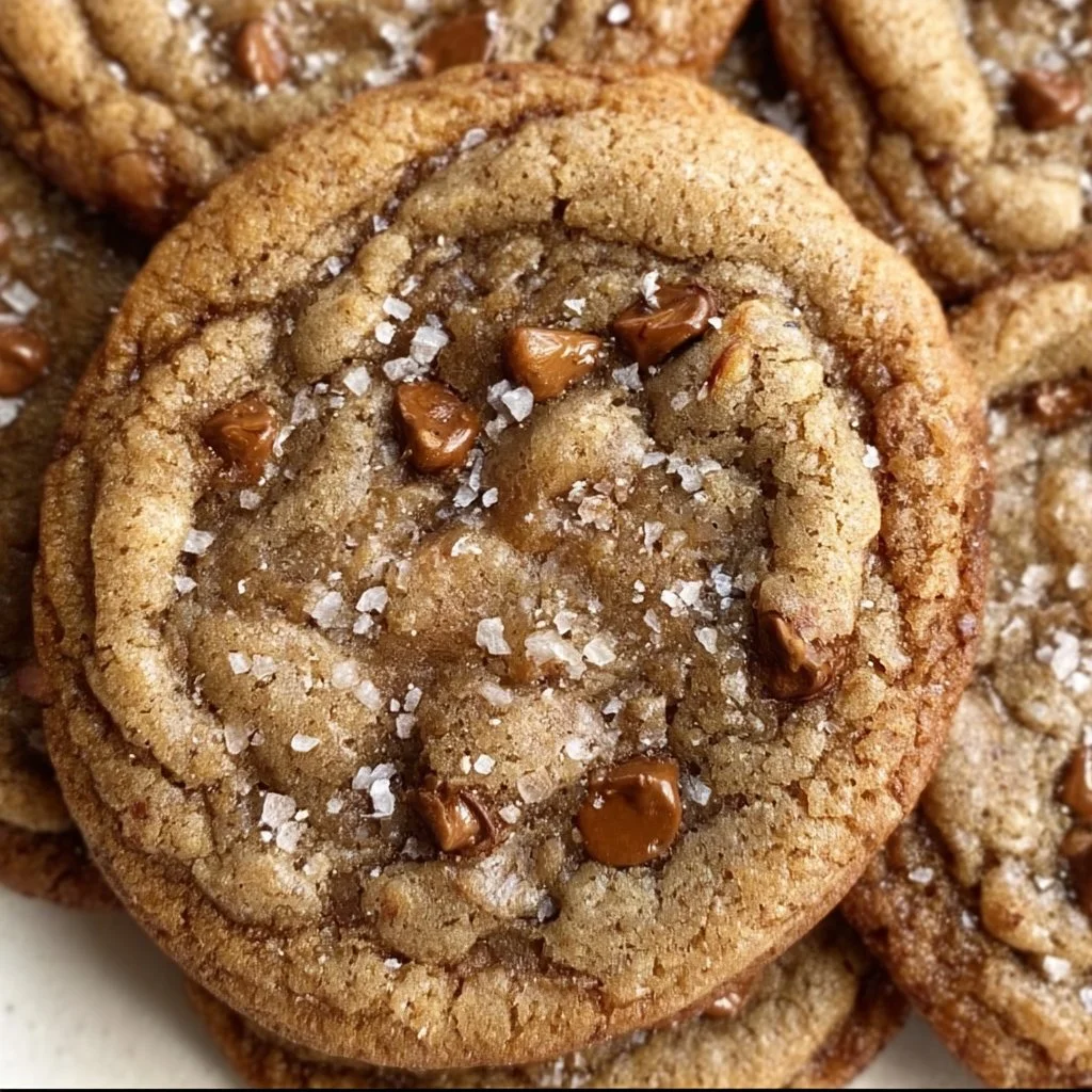 Brown Butter Coffee Toffee Cookies