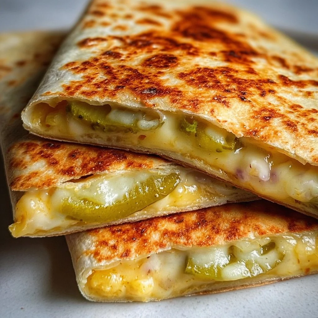 Classic Dill Pickle Quesadilla