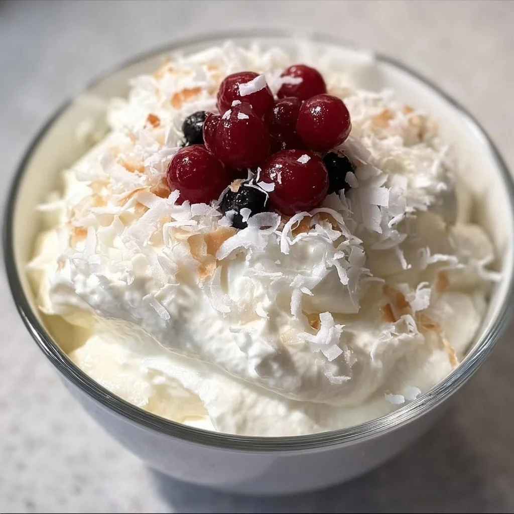 Coconut Cottage Cheese Mousse