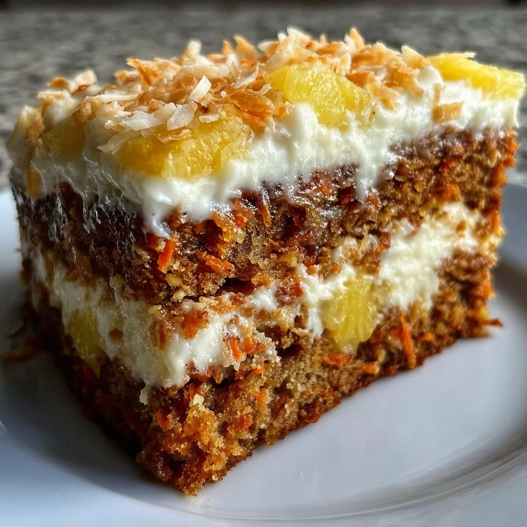 Hawaiian Carrot Pineapple Cake