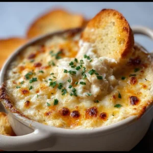 Creamy crab dip recipe inspired by Joe's Crab Shack for easy party snacks