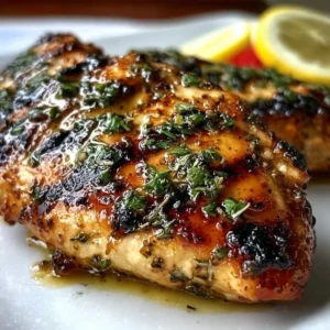 Key West Grilled Chicken with Citrus Garlic Marinade on a plate