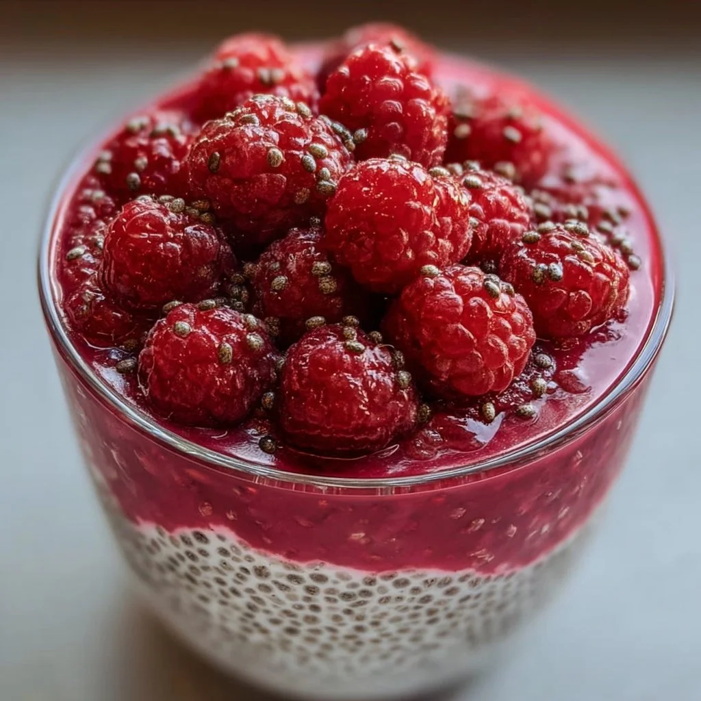 Raspberry Chia Pudding